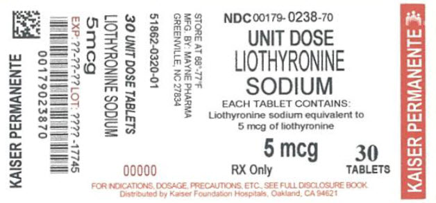 PRINCIPAL DISPLAY PANEL - 5 mcg Tablet Box of 30 Unit Dose