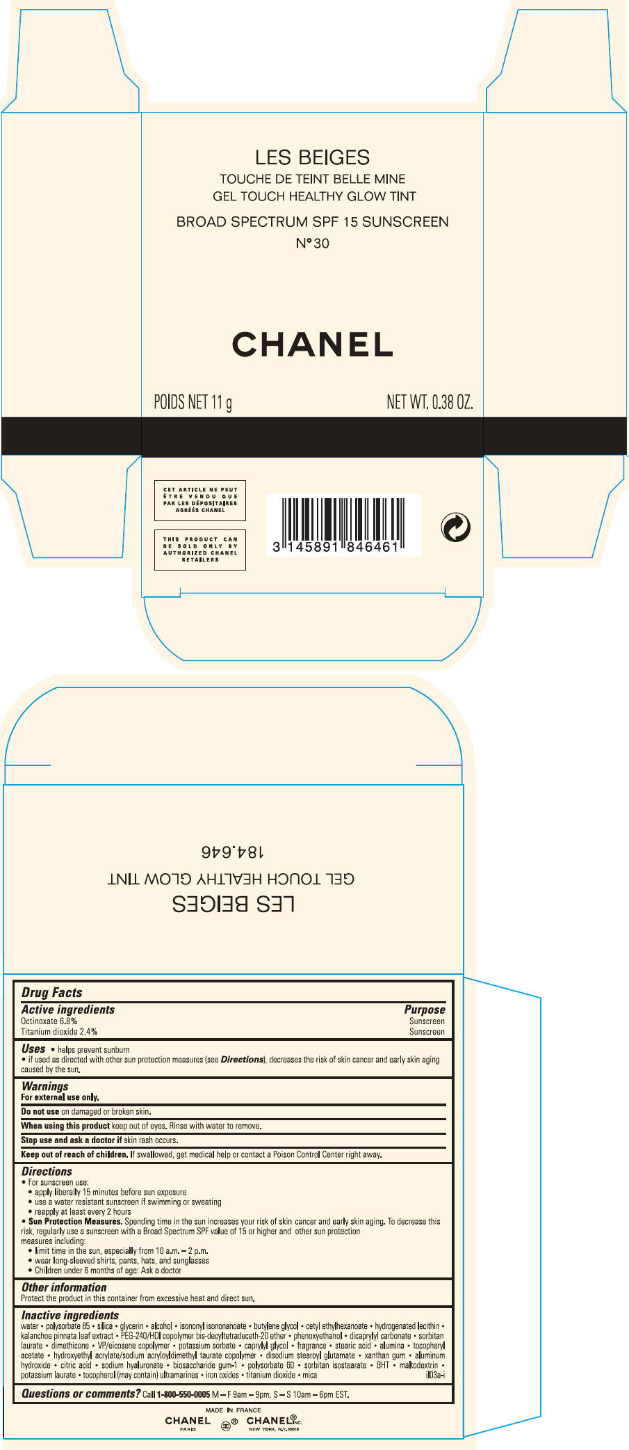 PRINCIPAL DISPLAY PANEL - 11 g Case Carton - N° 30