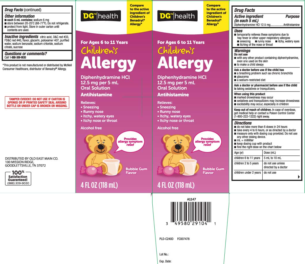 Diphenhydramine HCl 12.5 mg