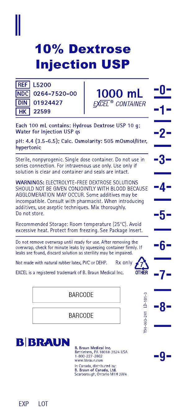1000 mL Container Label L5200