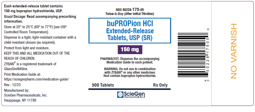 bupropion HCL 100 mg 30 Extended-Release Tablet, USP Label