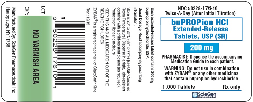 bupropion HCL 100 mg 30 Extended-Release Tablet, USP Label