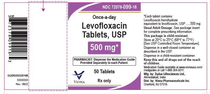 Levofloxacin Tablets, 250 mg