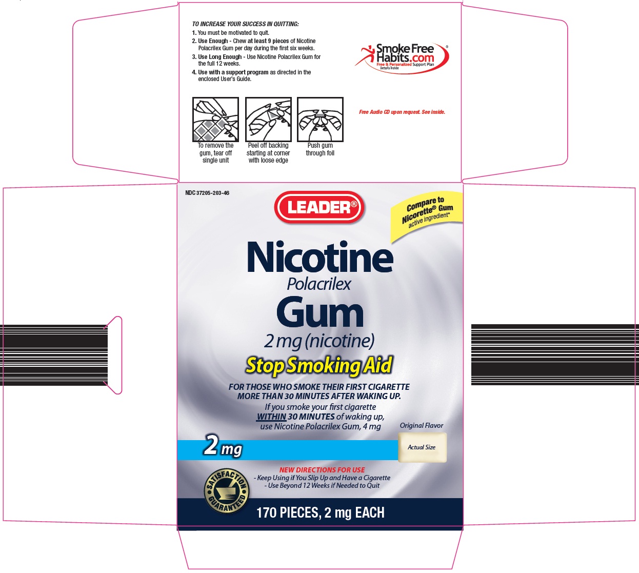 Leader Nicotine Polacrilex Gum Image 1
