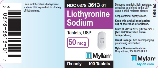 Liothyronine Sodium Tablets, USP 50 mcg Bottle Labels