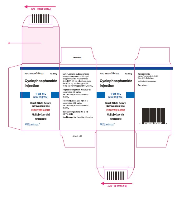Cyclophosphamide Injection, 500mg/2.5ml vial label