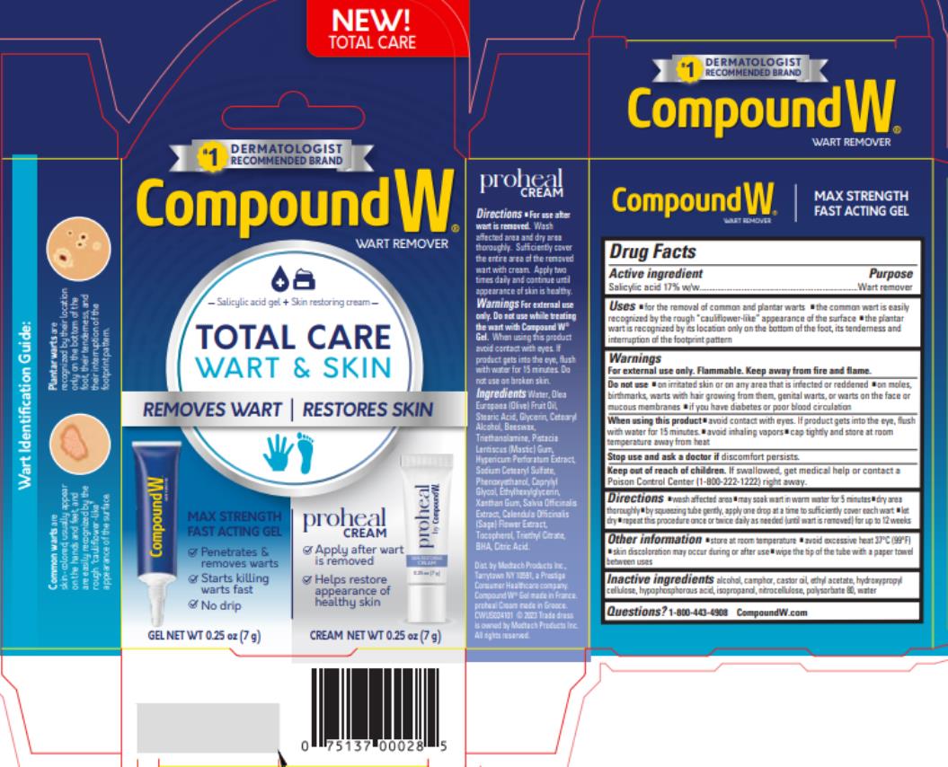 Compound W Total Care Wart & Skin  Salicylic acid – Wart Remover  GEL NET WT 0.25 OZ (7g)