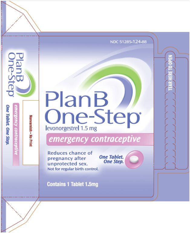 Plan B One-Step® (levonorgestrel 1.5 mg), 1s Unit-Dose Box, Part 3 of 3