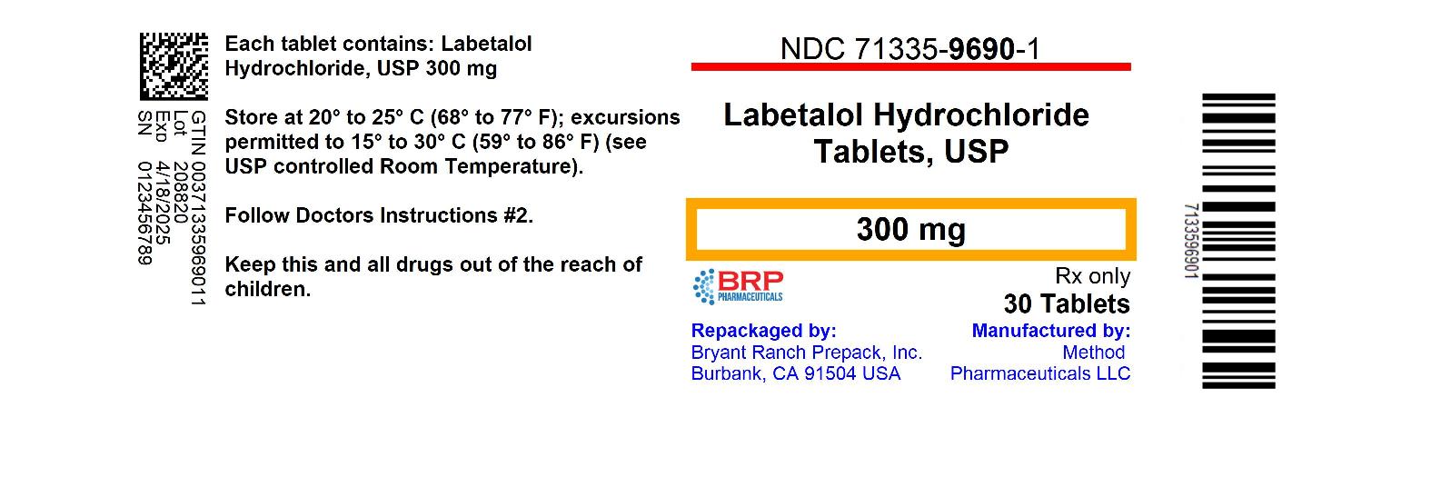 LABETALOL HCL 300MG - RX Products