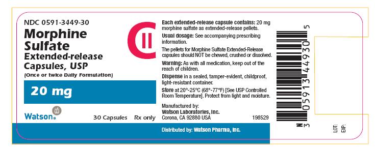 20 mg container label