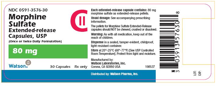 80 mg container label