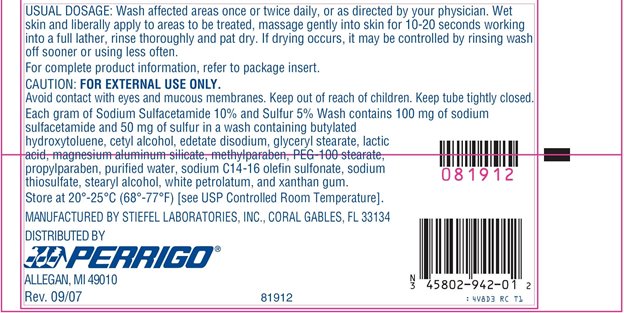 Sodium Sulfacetamide 10% and Sulfur 5% Wash Tube Image 1