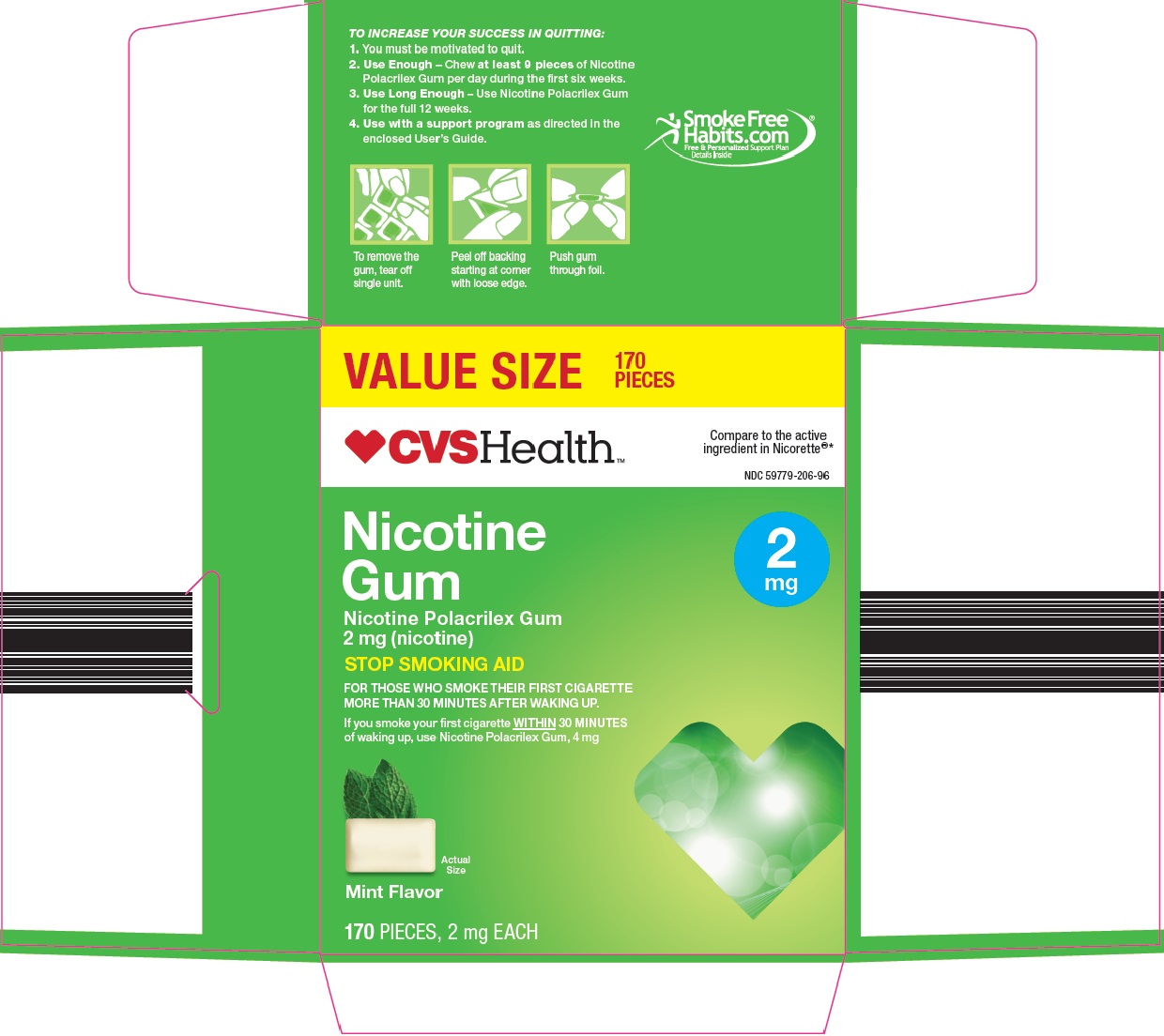 CVS Health Nicotine Gum image 1