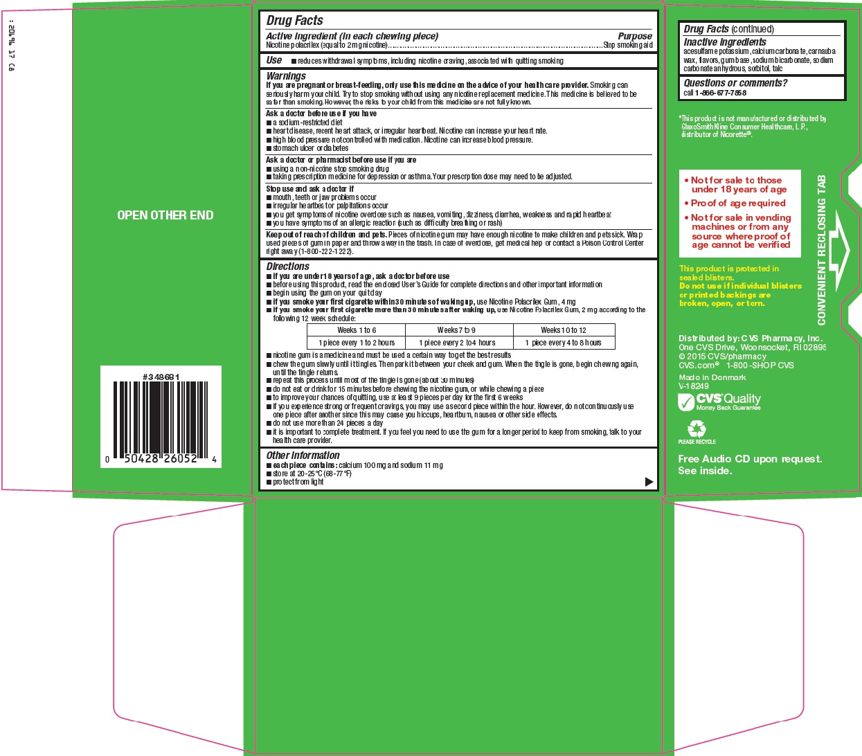 CVS Health Nicotine Gum image 1