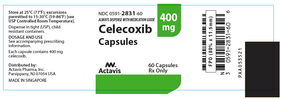 PRINCIPAL DISPLAY PANEL - 400 mg Capsule Bottle Label