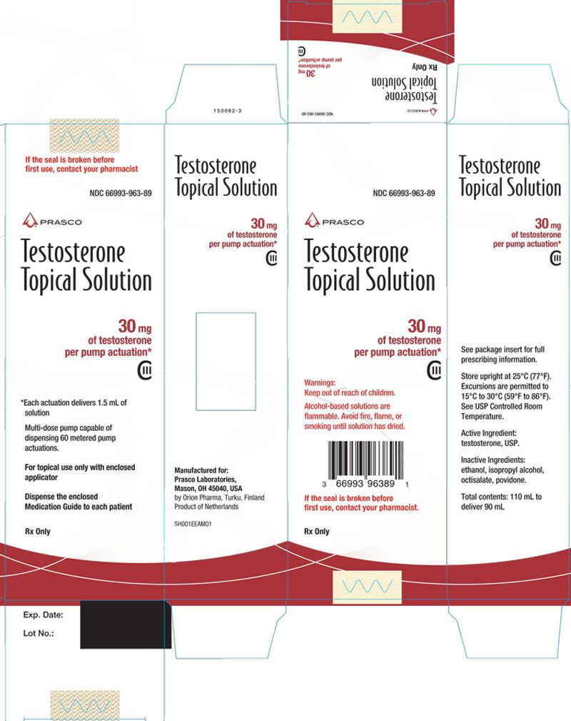 PACKAGE LABEL – Testosterone Topical Solution Bottle 30mg 1ct