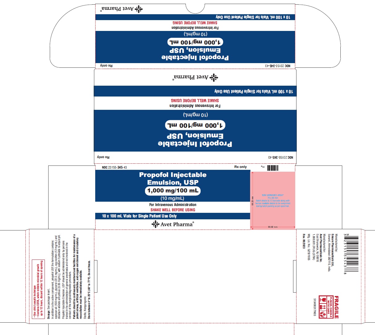 20 mL label