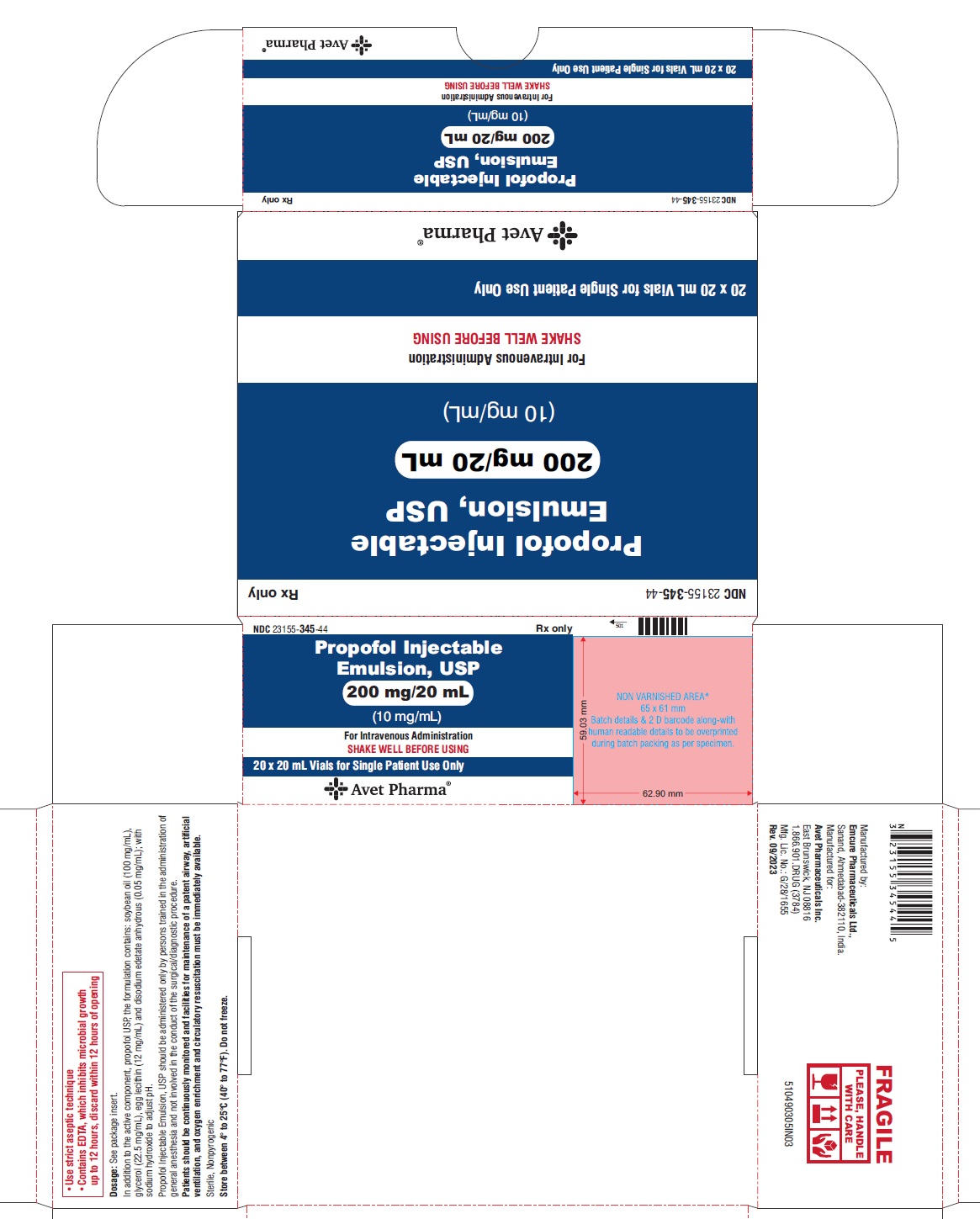 20 mL label