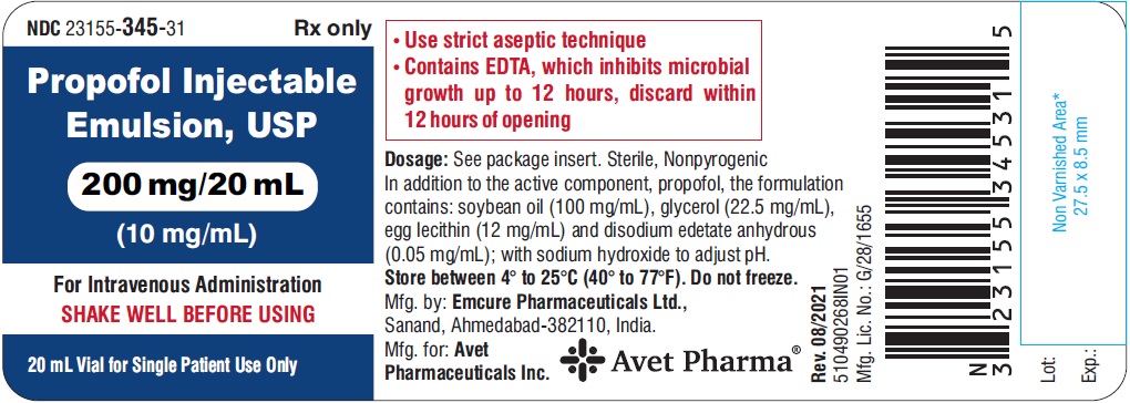 20 mL label