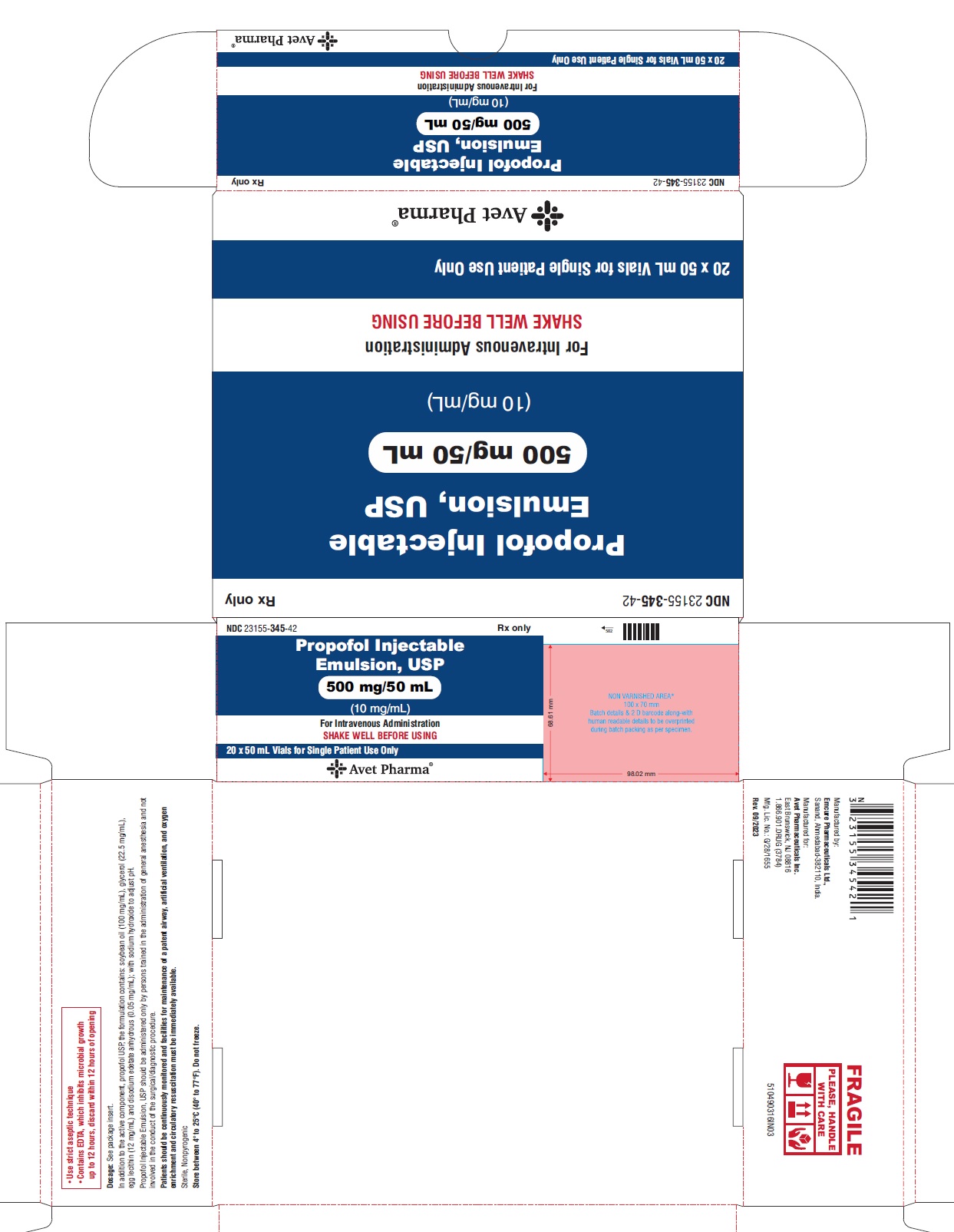 20 mL label