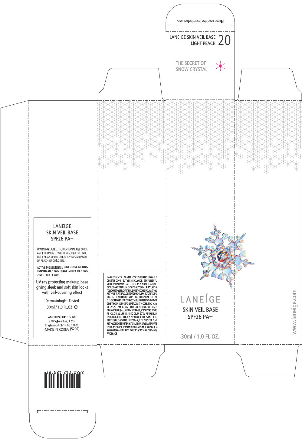 PRINCIPAL DISPLAY PANEL - 30ml Bottle Carton - NO. 20