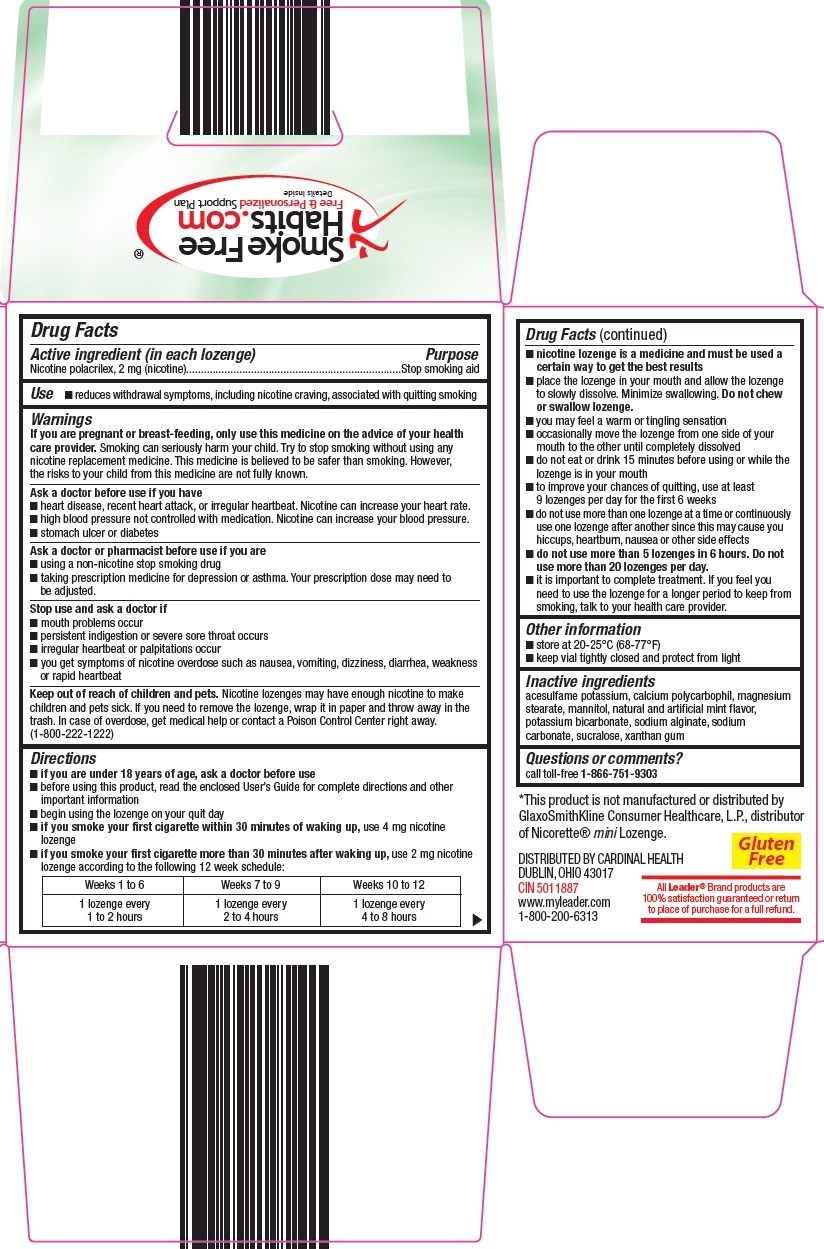Leader Nicotine Polacrilex Lozenge Image 1