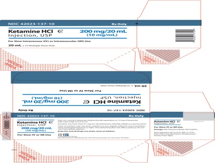 Ketamine Carton 200mg/20mL (10mg/mL)