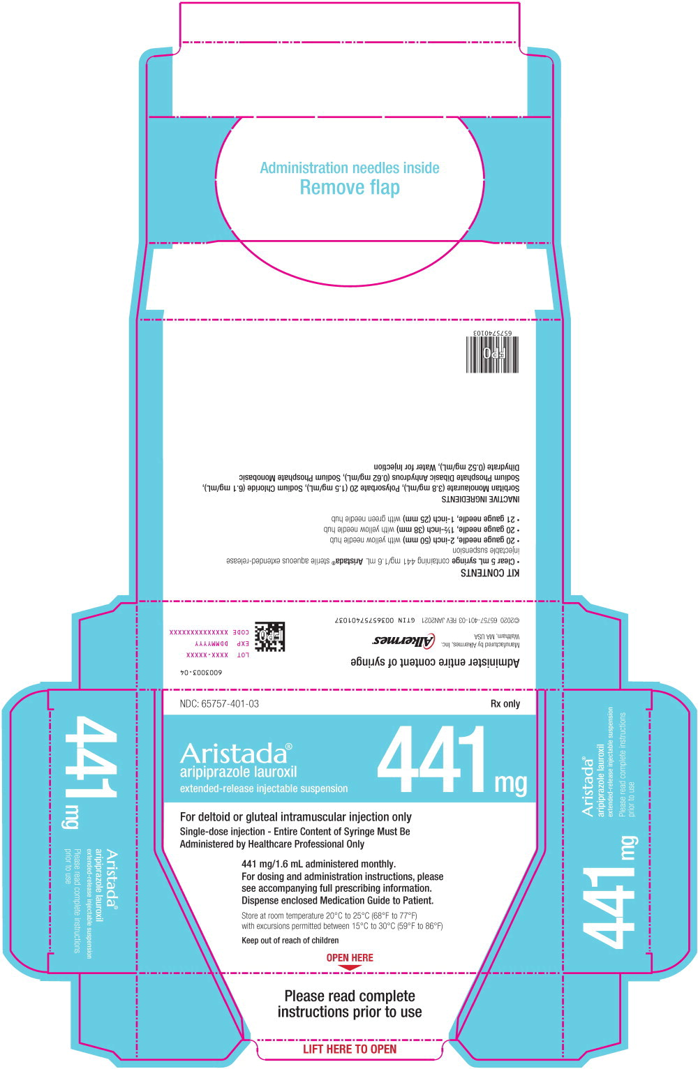 Principal Display Panel - 441 mg/1.6 mL Carton Label