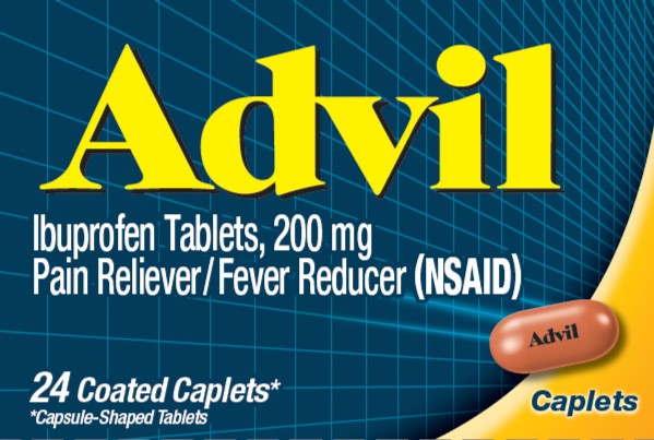Advil Tablets Capsule Shaped 24ct