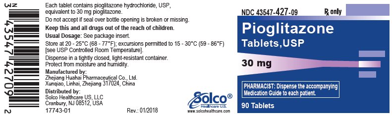 Pioglitazone Tablets,  30 mg - 90 tablets