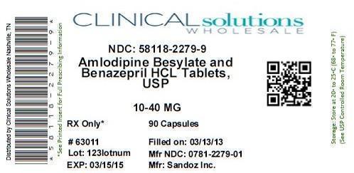Package Label – 10 mg/ 40 mg