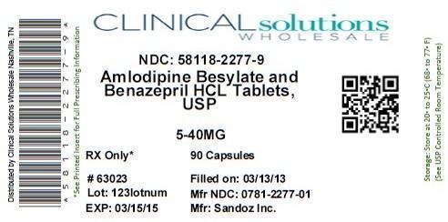 Package Label – 5 mg/ 40 mg