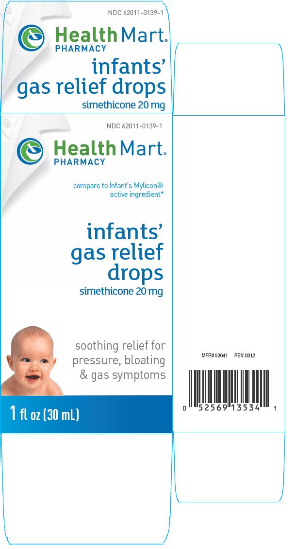 infants gas relief drug facts