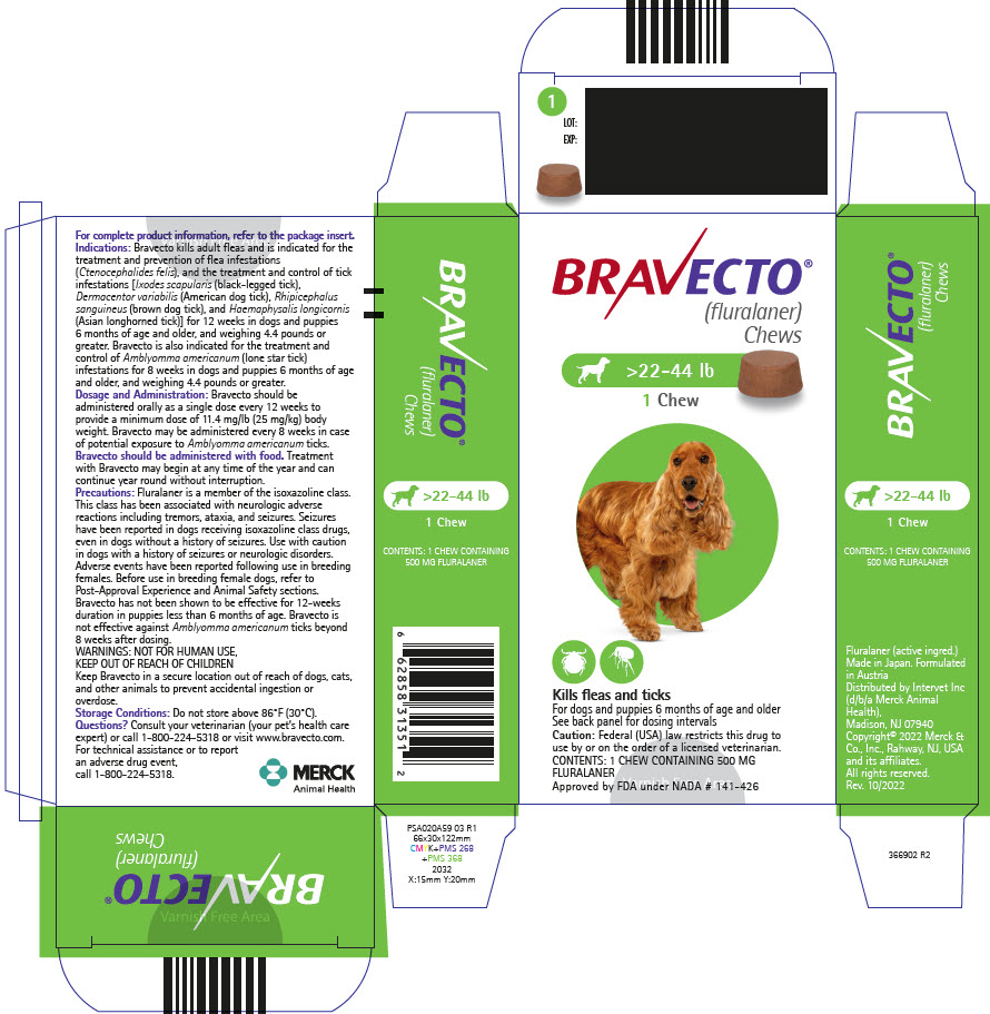 bravecto 500 mg fluralaner
