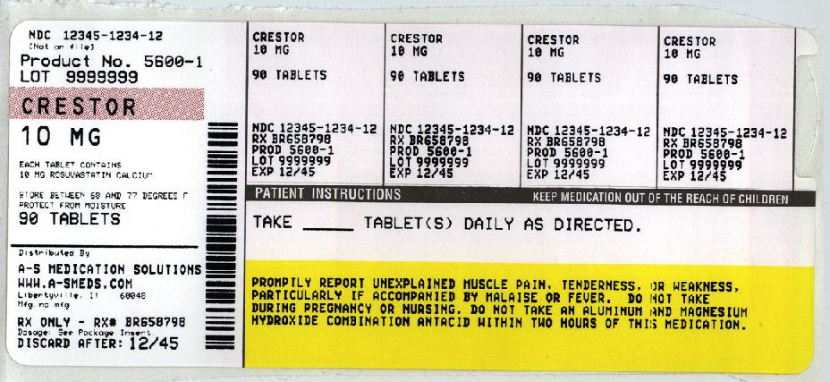 Crestor 5 mg Label