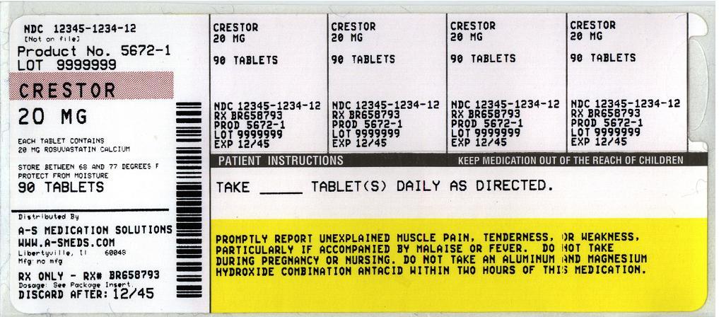 Crestor 5 mg Label