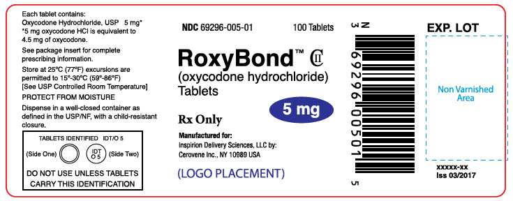 Principal Display Panel - 5 mg Bottle Label