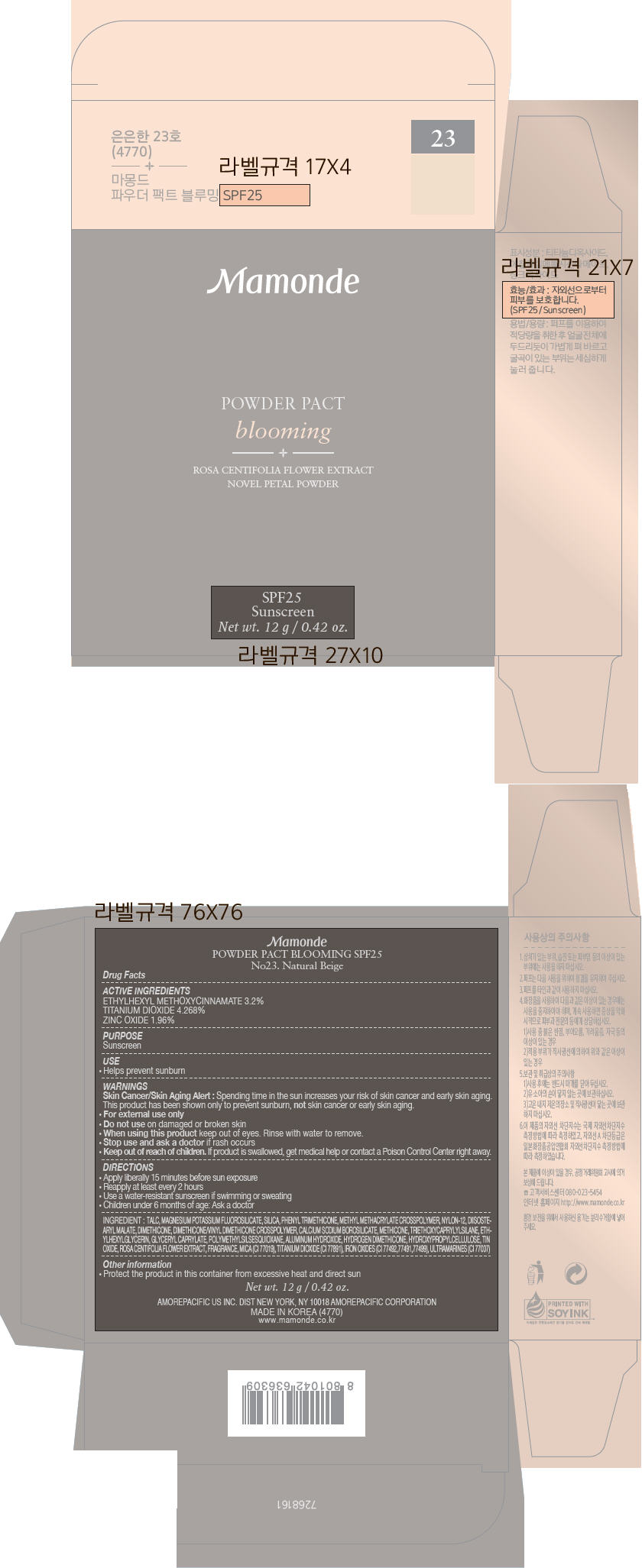 Principal Display Panel - 12 g Container Carton - 23