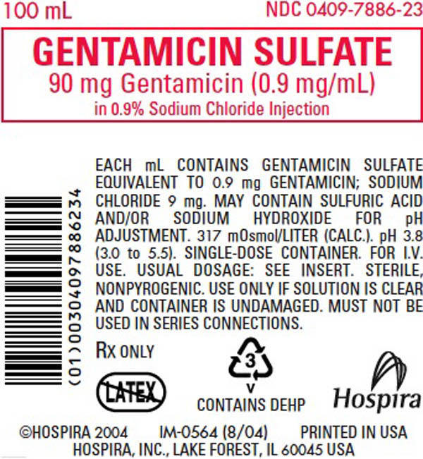 Gentamicin package insert