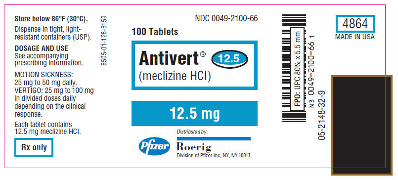 PRINCIPAL DISPLAY PANEL - 12.5 mg Tablet Label