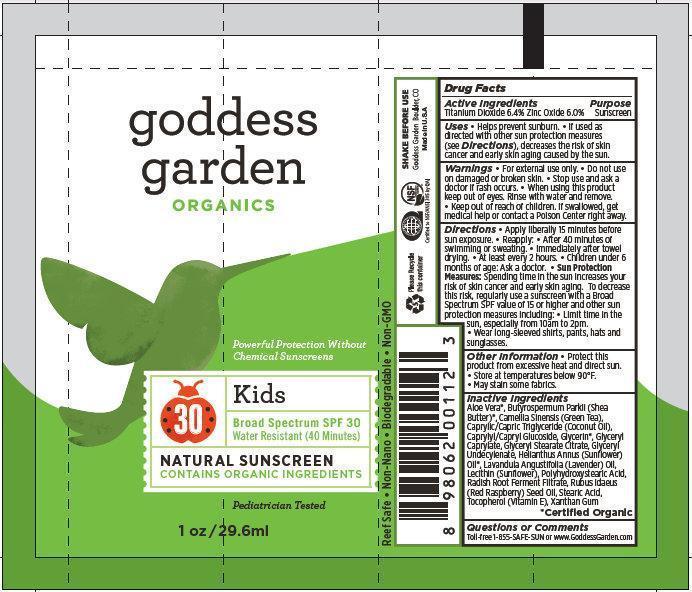 ORGANICS Kids NATURAL SUNSCREEN SPF 30 TUBE, 29.6ml