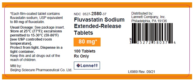 Fluvastatin Label Sciecure 30 Tablets