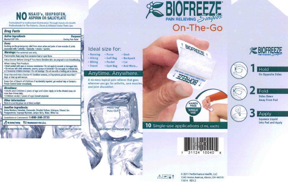 Biofreeze Singles