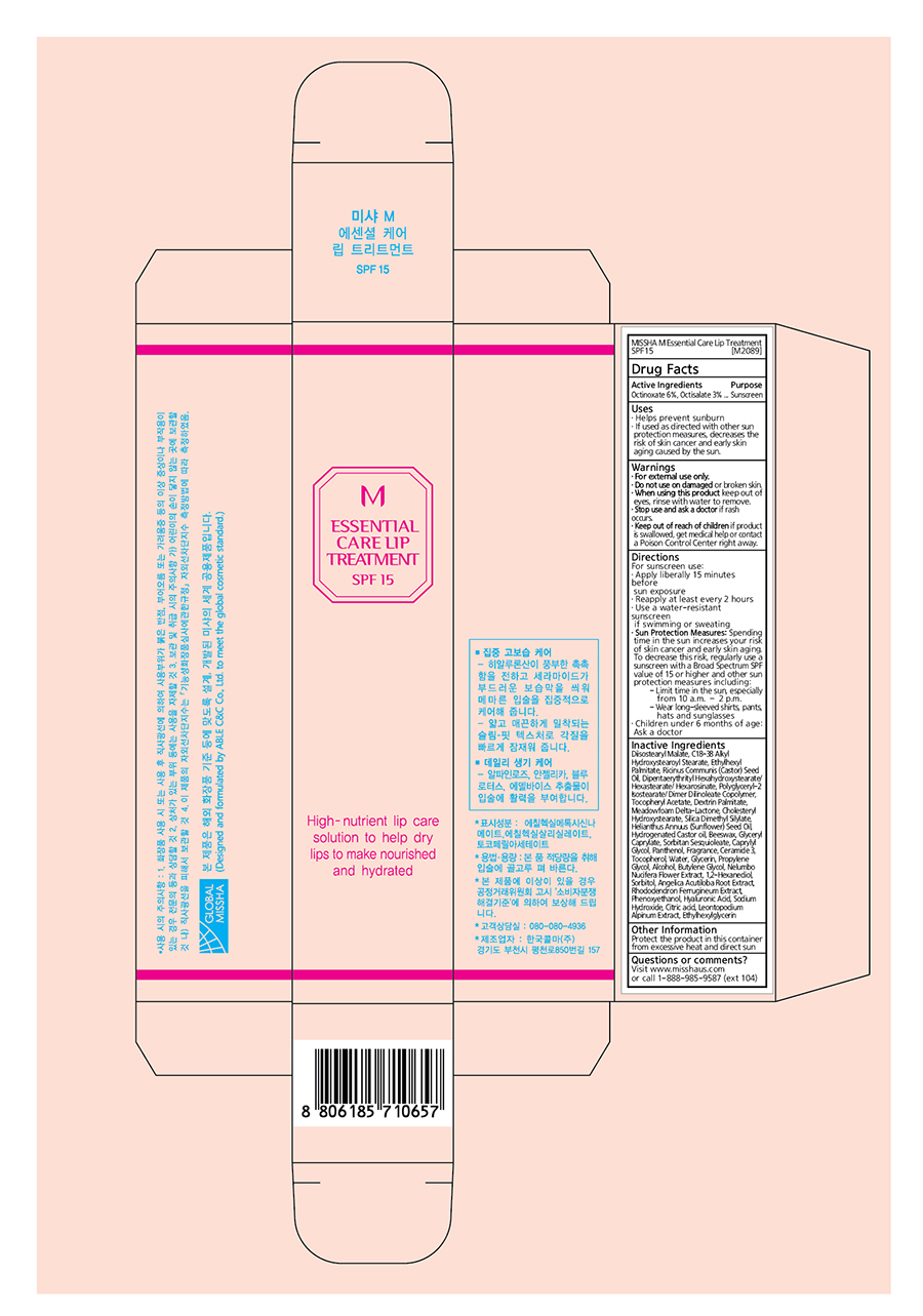 MISSHA M ESSENTIAL CARE LIP TREATMENT SPF 15