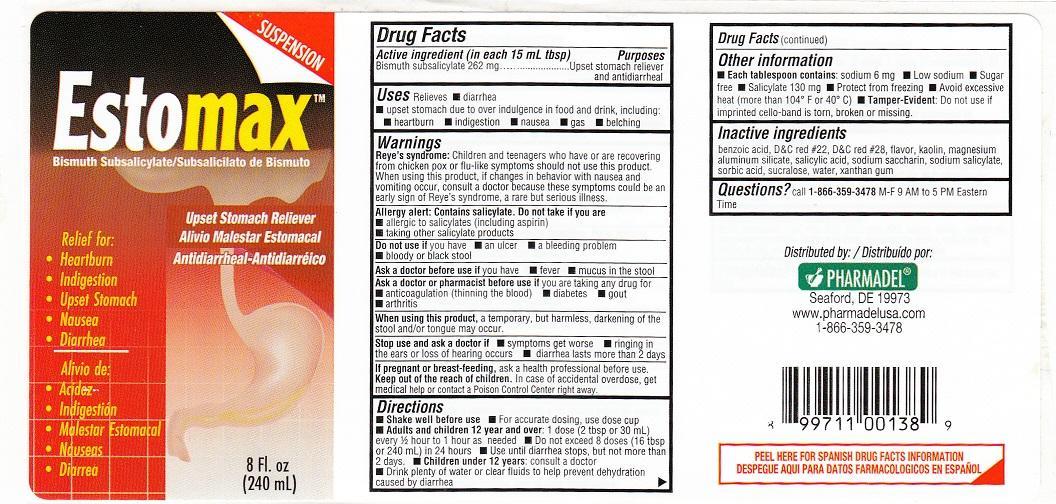 Estomax Label