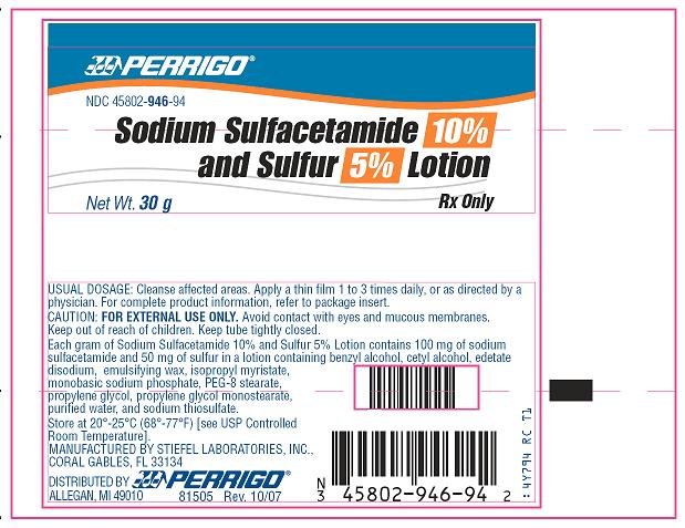 Sodium Sulfacetamide 10% and Sulfur 5% Lotion - 30 g Tube