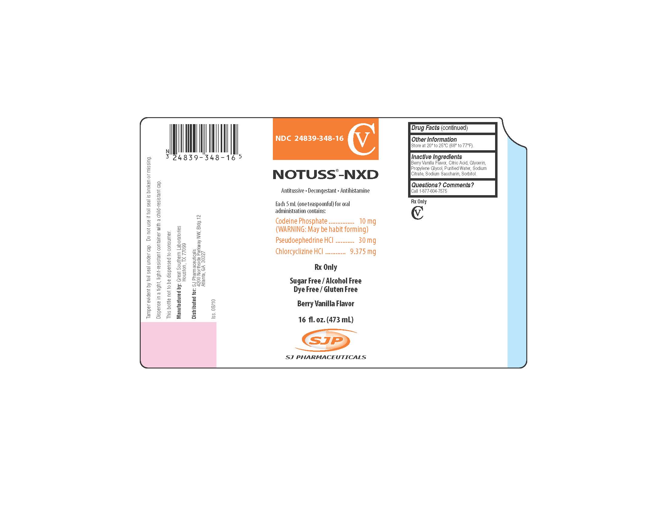 Notuss-NXD Packaging