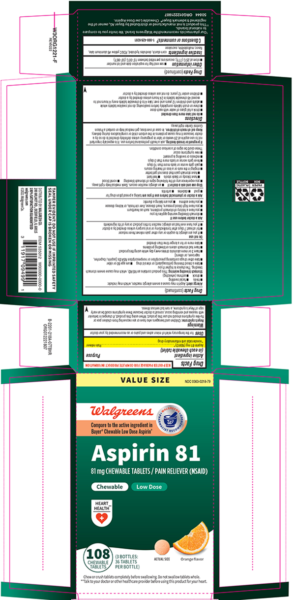 Walgreens 44-218A