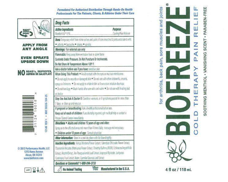 panel for biofreeze