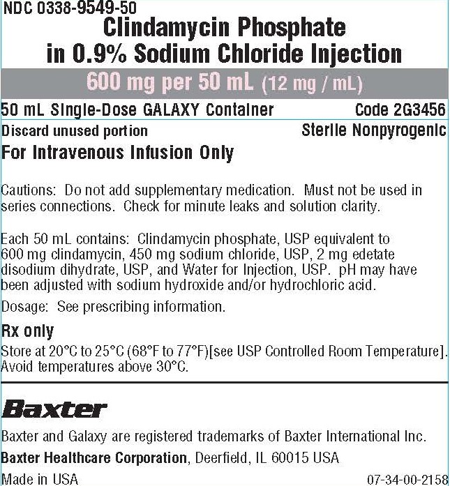 Clindamycin Phosphate in Sod. Chlor. container NDC 0338-9545-50 panel 1 of 2
